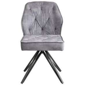 СИВ ТРАПЕЗЕН СТОЛ ЧЕСТЪР 50/59.5/84.5 СМ