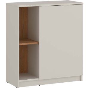 КОМОД ФАНО 72.8/40/84.8 СМ В КАШМИР И ДЪБ КАРАМЕЛ