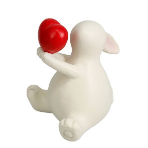 ВЕЛИКДЕНСКА ДЕКОРАЦИЯ ЗАЕК СЪС СЪРЦЕ