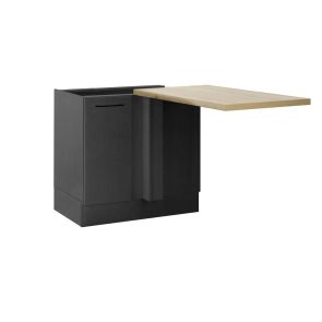 ЪГЛОВ МОДУЛ ТОРИНО 2 105/60/91 СМ В ТЪМЕНО ДЪРВЕСНО И ДЪБ АРТИСАН