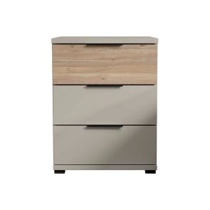 НОЩНО ШКАФЧЕ ТЕСОНА  215/63/204 СМ В КАШМИР И ДЪБ МАУВЕЛА