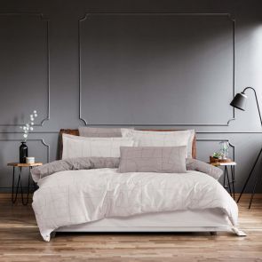 NORDIC GREY ДВОЕН СПАЛЕН КОМПЛЕКТ С 1 ПЛИК ПАМУЧЕН САТЕН