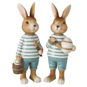 ДЕКОРАТИВНА ФИГУРА ЗАЕК МОРЯК 7.5/5/20.5СМ