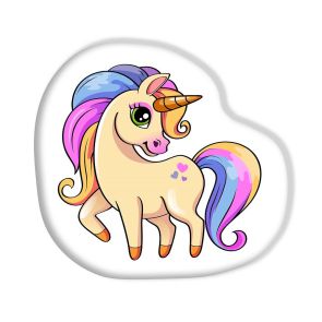 UNICORN ДЕТСКА ДЕКОРАТИВНА ВЪЗГЛАВНИЦА 3D