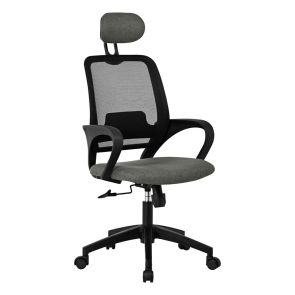 ЧЕРЕН ОФИС СТОЛ БИЛИ 2 С ПОДЛАКЪТНИЦИ 67/66/121 СМ