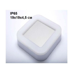 LED ПЛАФОНИЕРА ВЛАГОЗАЩИТЕНА 15W 19/19СМ