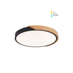 FINESSE WOOD LED ТАВАННА ЛАМПА 45W 50/50/4.5 CM