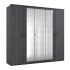 ПЕТКРИЛЕН ГАРДЕРОБ КОПЕНХАГЕН С 3 ОГЛЕДАЛА 225/58/208h В ТЪМНОСИВО