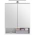 ФРЕШ ОГЛЕДАЛЕН ШКАФ С 2 ОГЛЕДАЛНИ ВРАТИ 1 РАФТ И ВКЛЮЧЕНО ОСВЕТЛЕНИЕ 60/20/75h БЯЛ ГЛАНЦ
