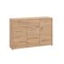 ДЪБ АРТИСАН КОМОД ГАРОНА С 3 ВРАТИ И 1 ЧЕКМЕДЖЕ 119/33/80.5 СМ