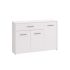 БЯЛ КОМОД ГАРОНА С 3 ВРАТИ И 1 ЧЕКМЕДЖЕ 119/33/80.5 СМ