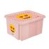 KAROLINA EMOJI HEARTS ДЕТСКА КУТИЯ ЗА СЪХРАНЕНИЕ 24Л 42.5/35.5/22.5СМ
