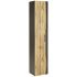 ВИСОК ШКАФ ЗА БАНЯ ТИМБЪР 40/35/194.2h В ТЕКСТУРА ДЪБ ВОТАН И СИВО