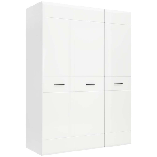 ТРИКРИЛЕН ГАРДЕРОБ АВАНТИ 150/59.6/206.2 СМ БЯЛ ГЛАНЦ