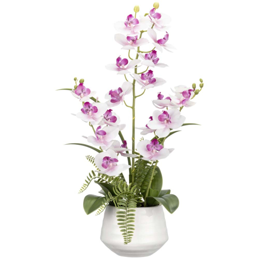 ДЕКОРАТИВНО ЦВЕТЕ ОРХИДЕЯ В КАШПА 15/53 CM
