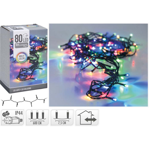 LED КОЛЕДНИ ЛАМПИЧКИ 80БР. 600СМ