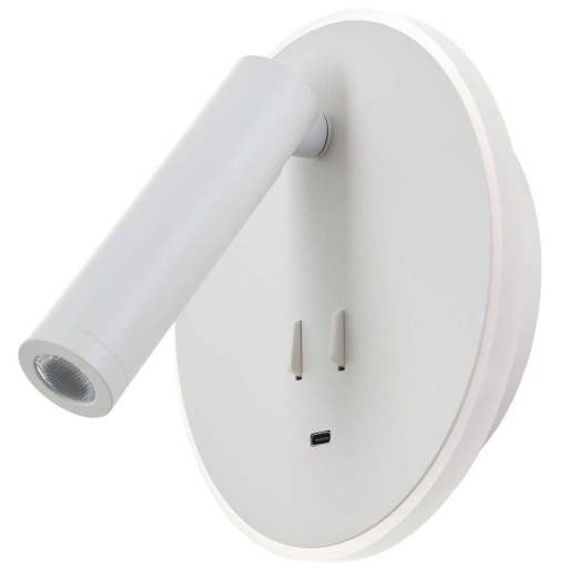 LA ROCHELLE LED АПЛИК С USB C  БЯЛ 11W 3000k+4000к