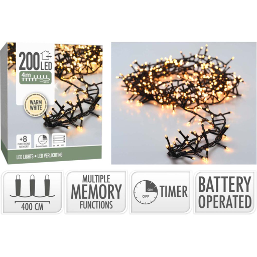 LED КОЛЕДНИ ЛАМПИЧКИ 200 БР.