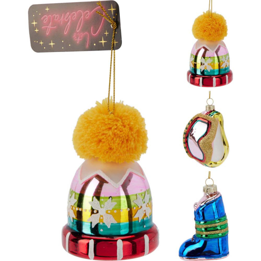 КОЛЕДНА ИГРАЧКА  АСОРТИ 9 СМ
